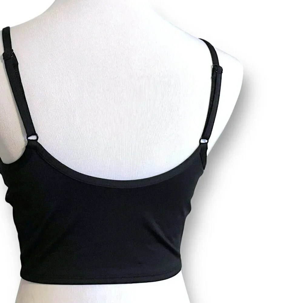 Victorias Secret PINK Chloe x Halle Ultimate Lightly Lined Crop Sports Bra Sz M